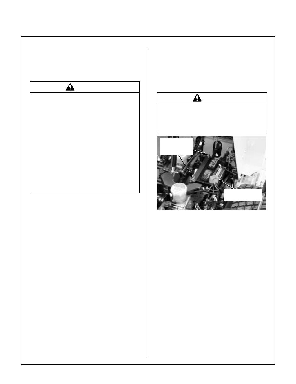 Battery charging, Battery installation, Mower deck assembly | Deck caster wheels installation, Assembly instructions | Walker MC (18 HP) User Manual | Page 21 / 72
