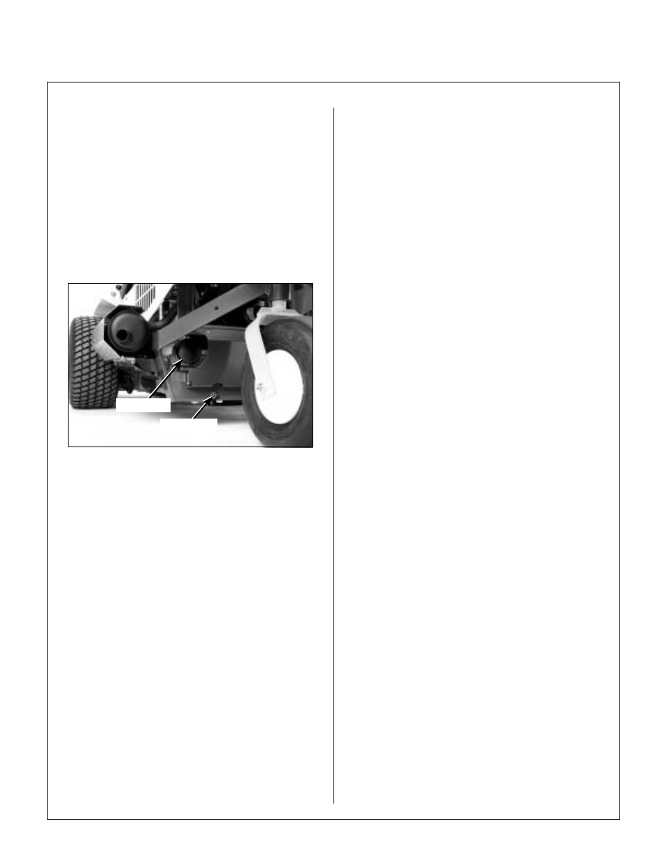 Oil drain/oil filter location, Mower deck gearbox lubrication, Maintenance instructions | Walker MC (18 HP) User Manual | Page 48 / 72