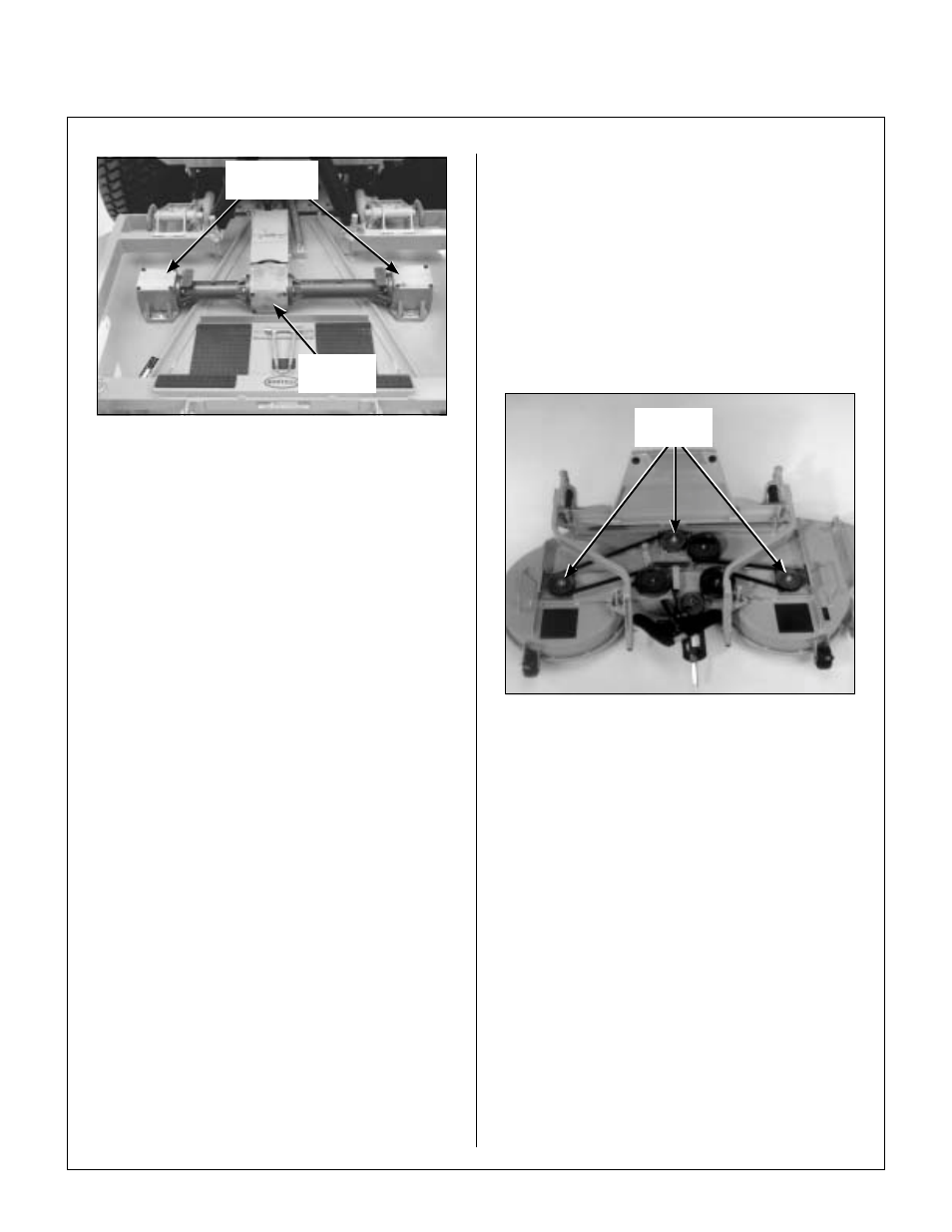 Dsd52 mower deck lubrication, Blade spindle lubrication, Maintenance instructions | Walker MC (18 HP) User Manual | Page 49 / 72