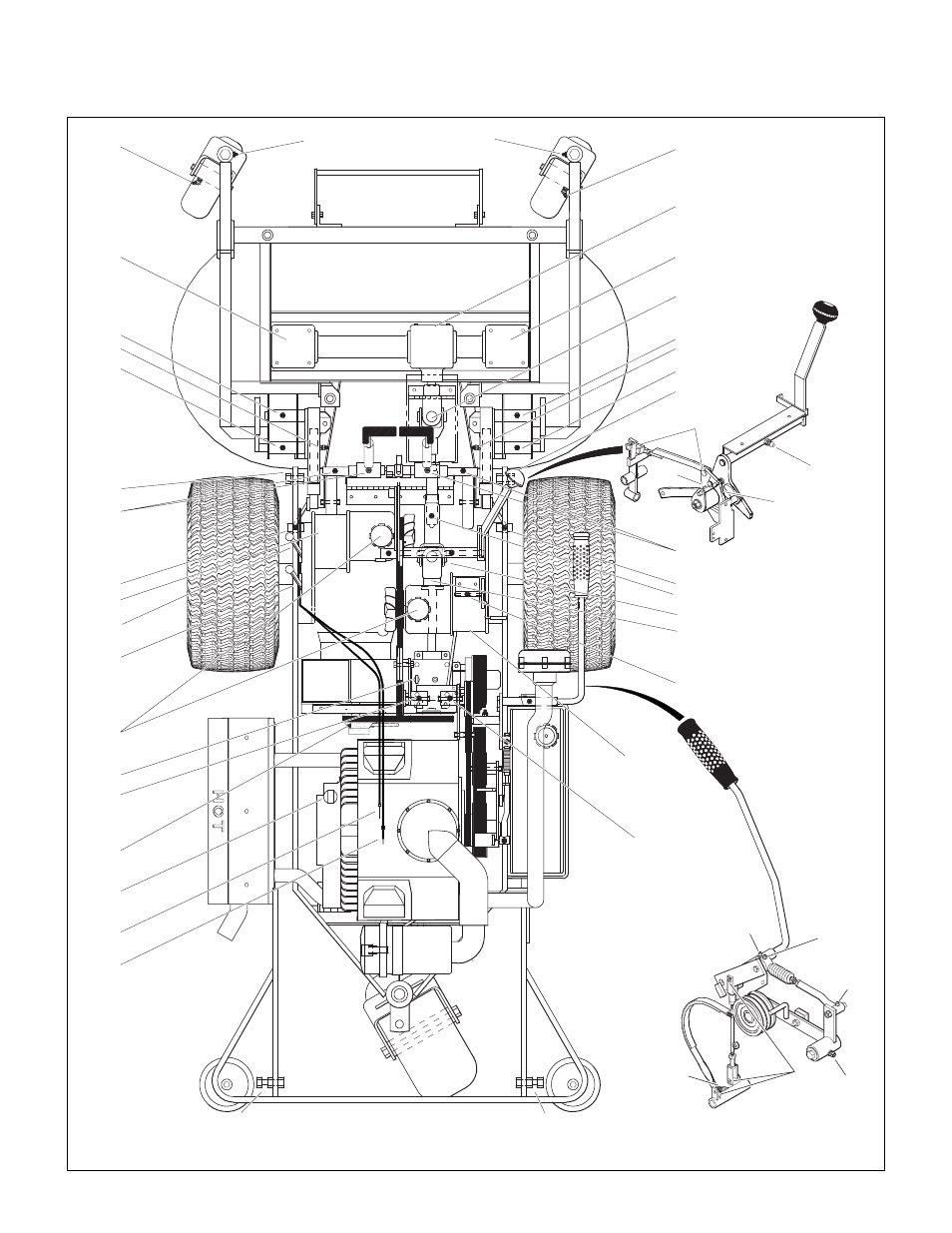 Chassis and deck lubrication points, Maintenance instructions, Lubrication | Walker MC (18 HP) User Manual | Page 53 / 72