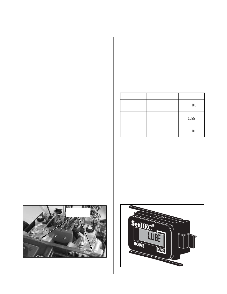 Parking brake, Transaxle lockout rods, Hydro lockout rod location | Hourmeter, Operating instructions | Walker MB (18 HP) User Manual | Page 28 / 72