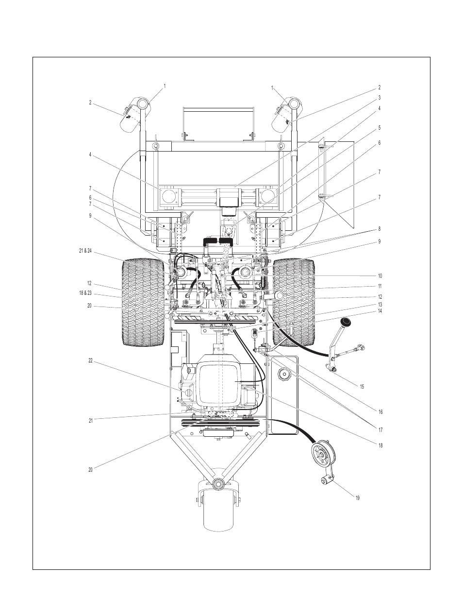 Chassis and deck lubrication points, Maintenance instructions, Lubrication | Walker MB (18 HP) User Manual | Page 41 / 72