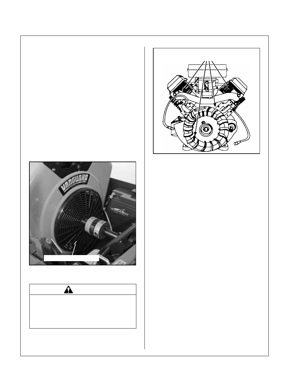 Cleaning, Engine air cooling system, Keep engine screen clean | Clean cooling fins and fan, Air cleaner system, Maintenance instructions | Walker MB (18 HP) User Manual | Page 43 / 72