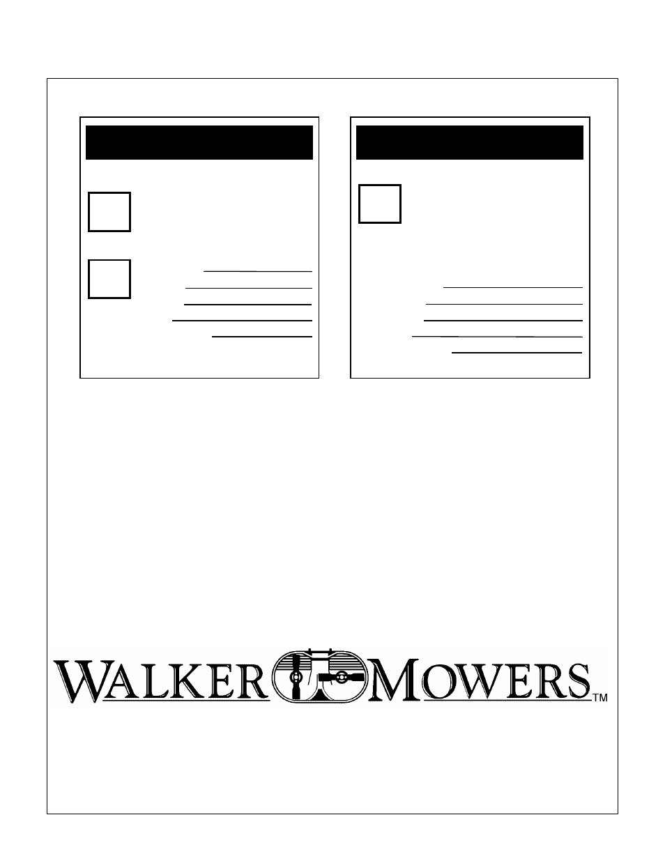 Sound - model mb, Vibration - model mb, 86 0.6g | Walker MB (18 HP) User Manual | Page 72 / 72