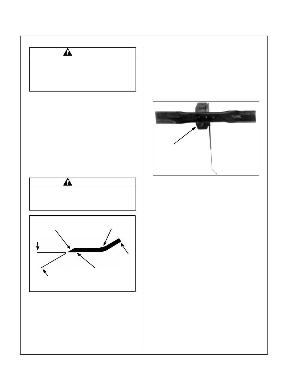 Mower blade profile for sharpening, Blade balanced on magnetic wall-mountedbalancer, Drive belts | Maintenance instructions | Walker MT User Manual | Page 66 / 92
