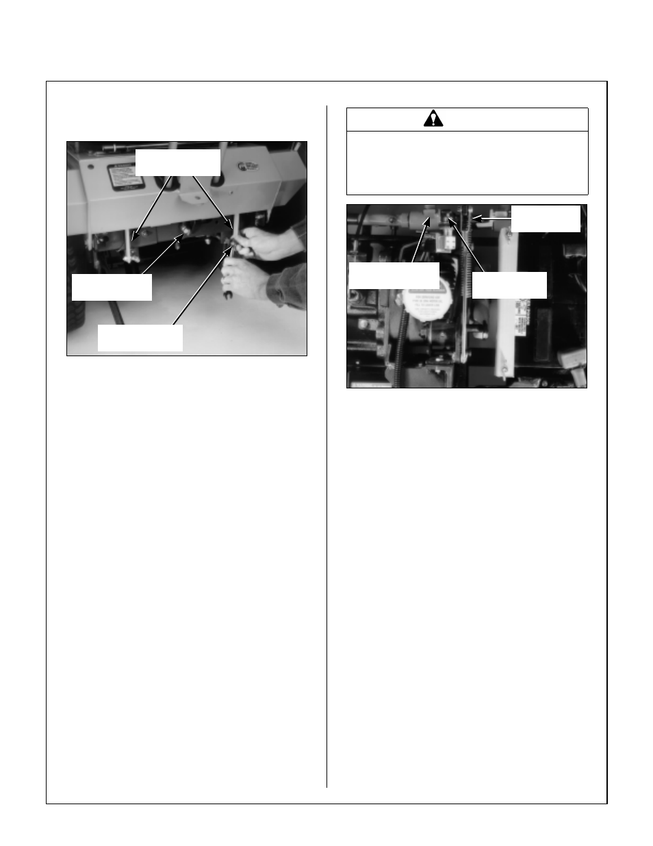 Steering lever actuator arms, Steering lever end play adjustment - step 2, Neutral function adjustment - step 3 | Lh steering lever (for orientation), Neutral function adjustment, Maintenance instructions, Caution | Walker MT User Manual | Page 82 / 92