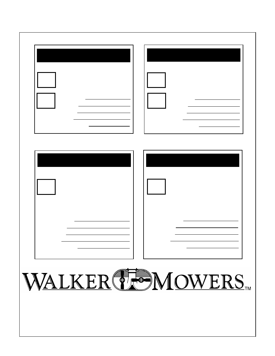 Sound - model mt20 | Walker MT User Manual | Page 92 / 92
