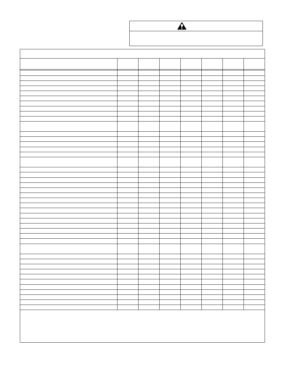 Maintenance instructions, Maintenance schedule chart, Caution | Walker MT User Manual | Page 54 / 100