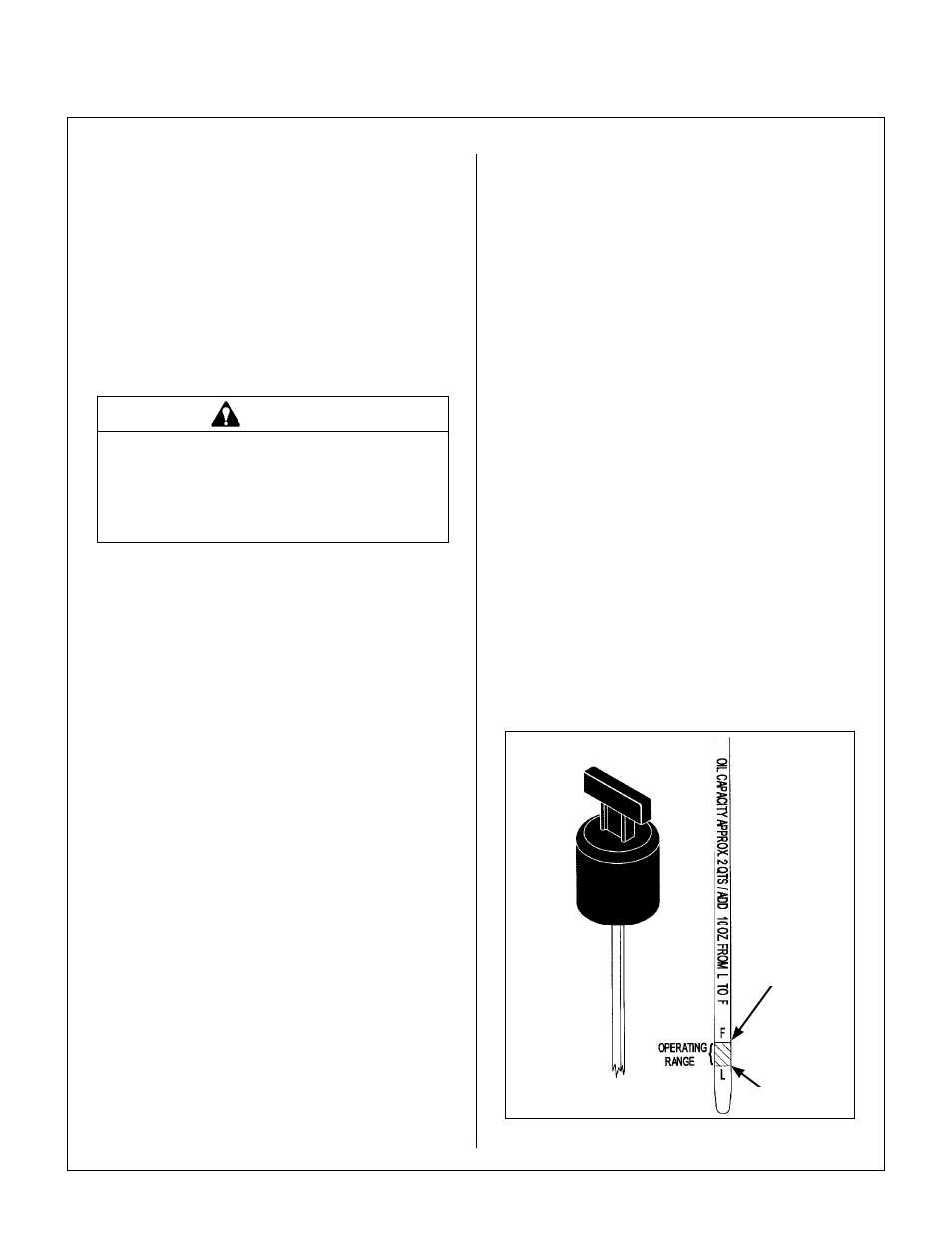 Lubrication, Engine oil, Engine break-in oil | Checking engine crankcase oil level, Dipstick operating range, Maintenance instructions | Walker MT User Manual | Page 56 / 100