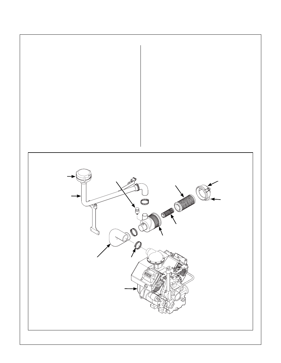 Cleaning, Engine air cleaner system components, Maintenance instructions | Walker MT User Manual | Page 63 / 100