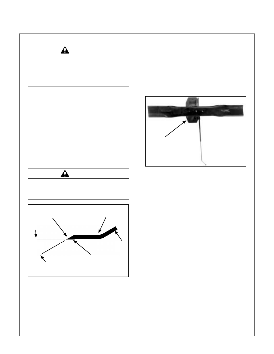 Mower blade profile for sharpening, Blade balanced on magnetic wall-mounted balancer, Drive belts | Maintenance instructions | Walker MT User Manual | Page 72 / 100