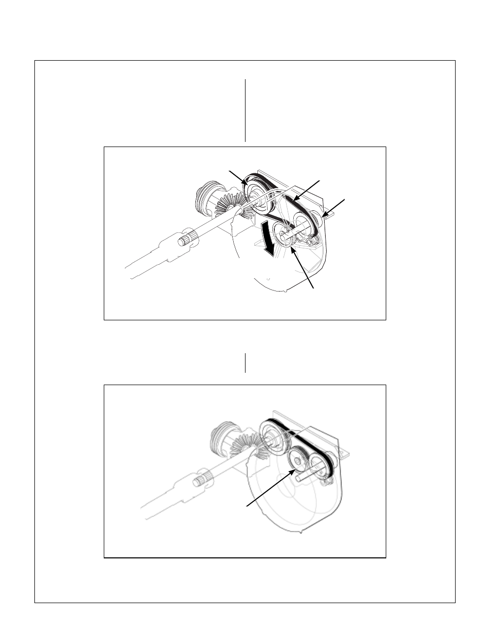 Ghs blower drive belt, Ghs blower drive belt assembly (engaged), Maintenance instructions | Walker MT User Manual | Page 77 / 100