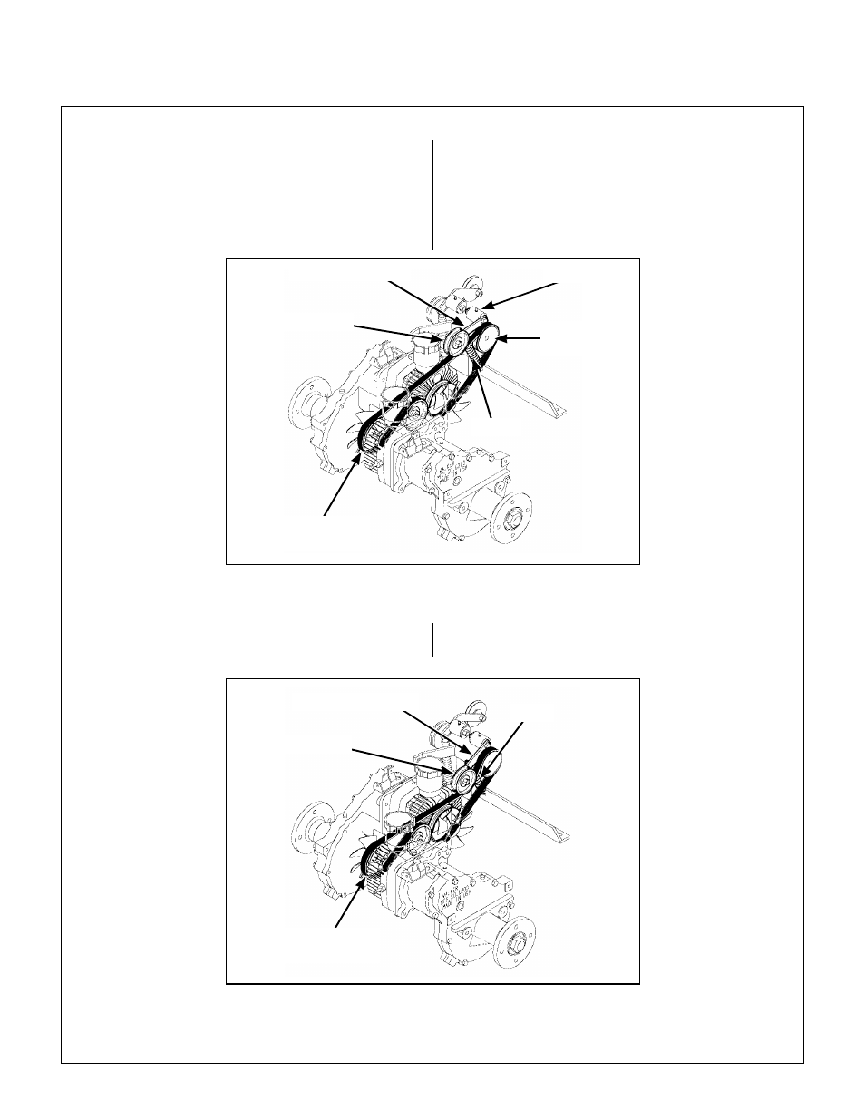 Hydrostatic ground drive belt, Hydrostatic ground drive belt assembly (engaged), Maintenance instructions | Walker MT User Manual | Page 78 / 100