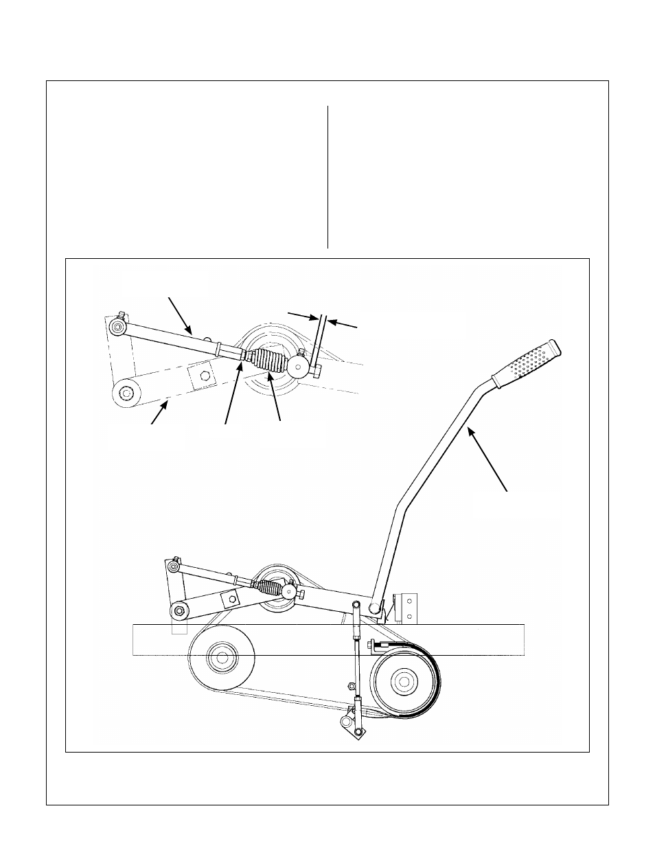 Blade clutch (pto), Clutch engagement/belt tension, Pto clutch engaged | Maintenance instructions | Walker MT User Manual | Page 85 / 100