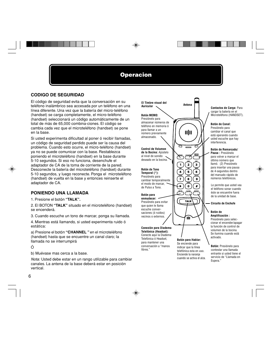 Operacion | Walker W-400 User Manual | Page 23 / 48