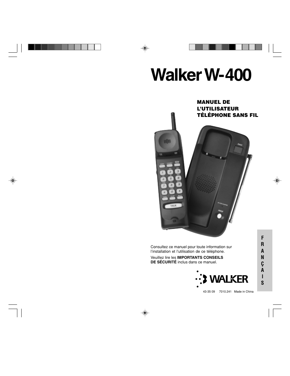 Walker w-400 | Walker W-400 User Manual | Page 33 / 48