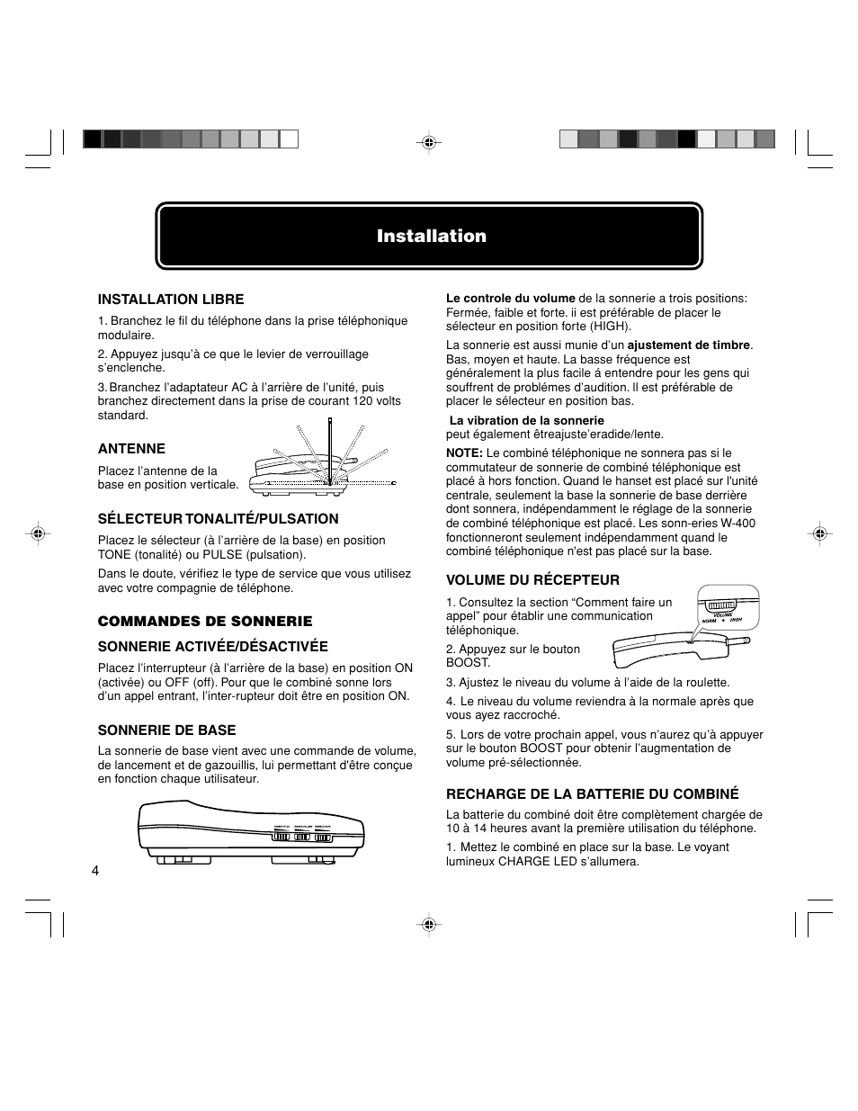Installation | Walker W-400 User Manual | Page 38 / 48