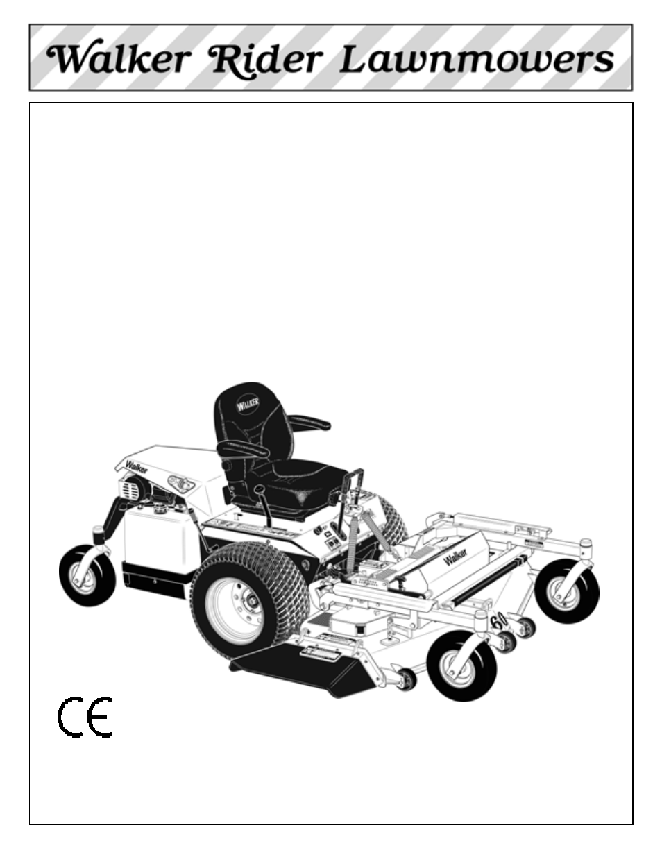 Walker MBSSD (27 HP) User Manual | 84 pages