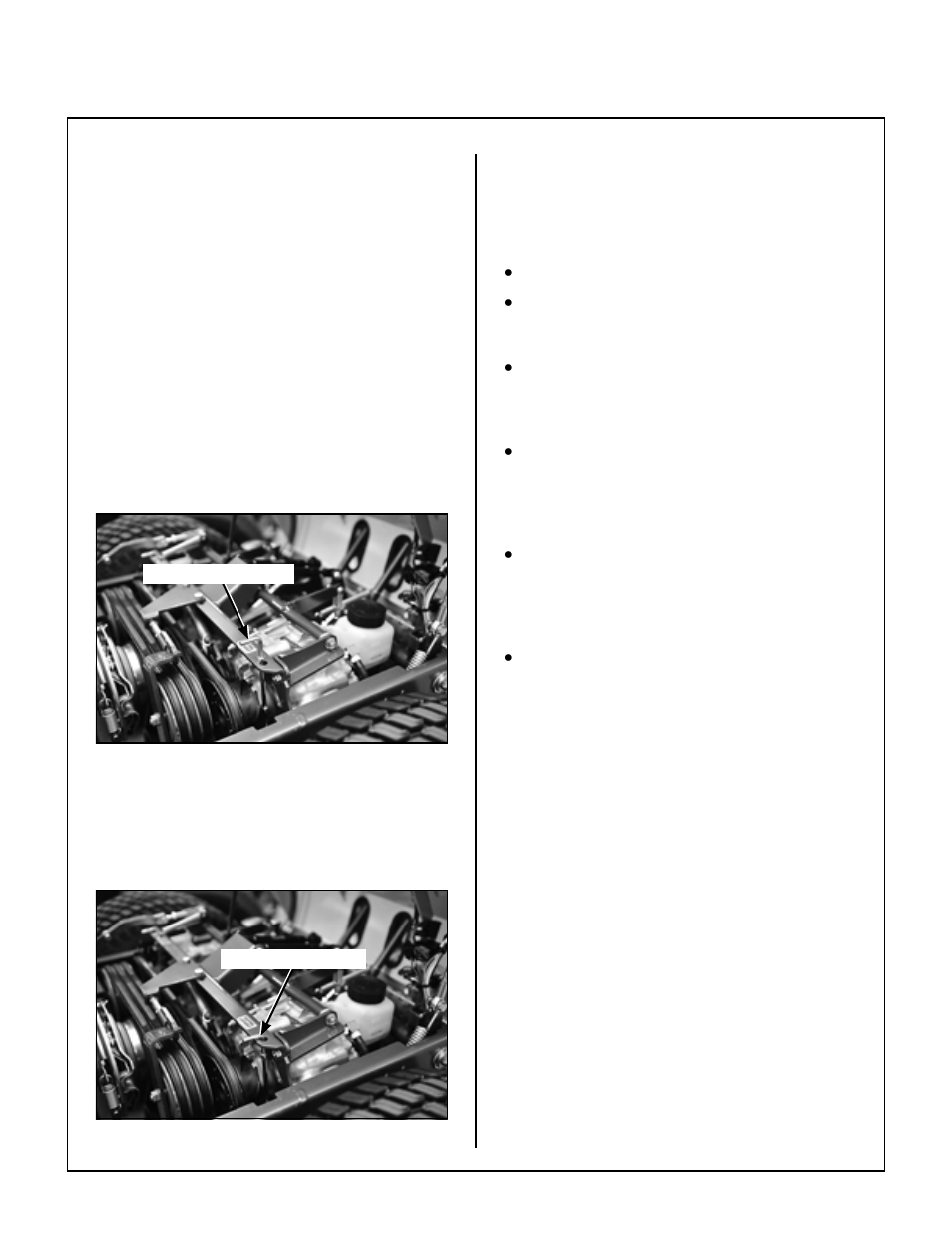 Transaxle lockouts, Hydro lockout rod - freewheel position, Hydro lockout rod - normal operating position | Recommendations for mowing, Operating instructions | Walker MBSSD (27 HP) User Manual | Page 35 / 84