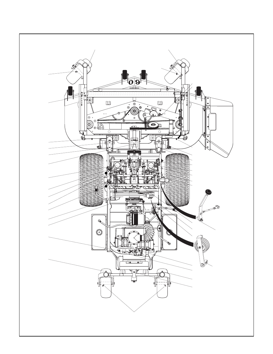Chassis and deck lubrication points, Maintenance instructions, Lubrication | Walker MBSSD (27 HP) User Manual | Page 43 / 84