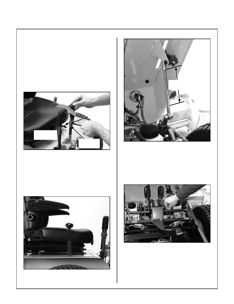 Steering handles adjustment - step 2, Steering lever adjustment, Neutral position adjustment - step 3 | Fsc position, Steering adjustment, Actuator rod length adjustment, Maintenance instructions | Walker MBSSD (27 HP) User Manual | Page 58 / 84