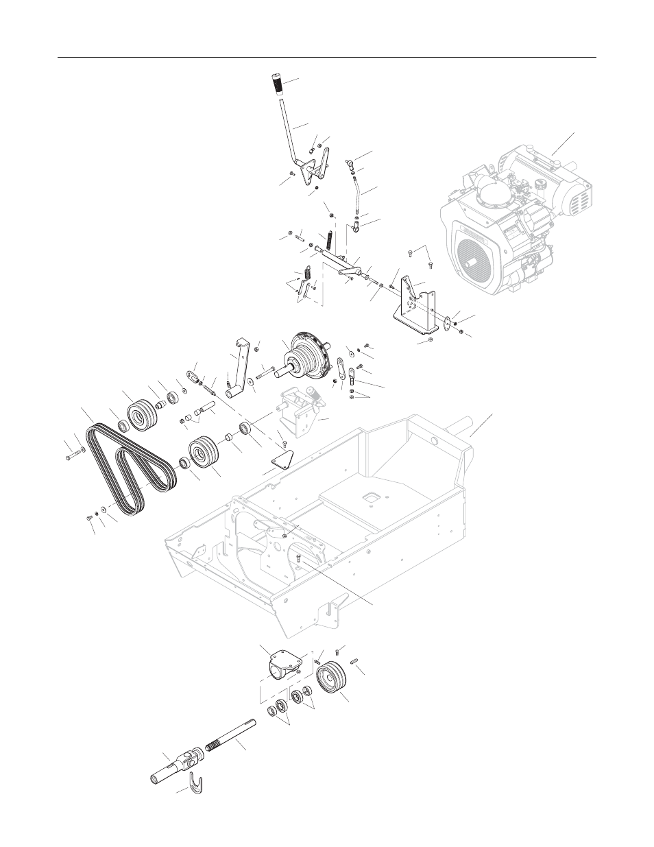 Main component power transmission | Walker MBSSD (27 HP) User Manual | Page 67 / 84