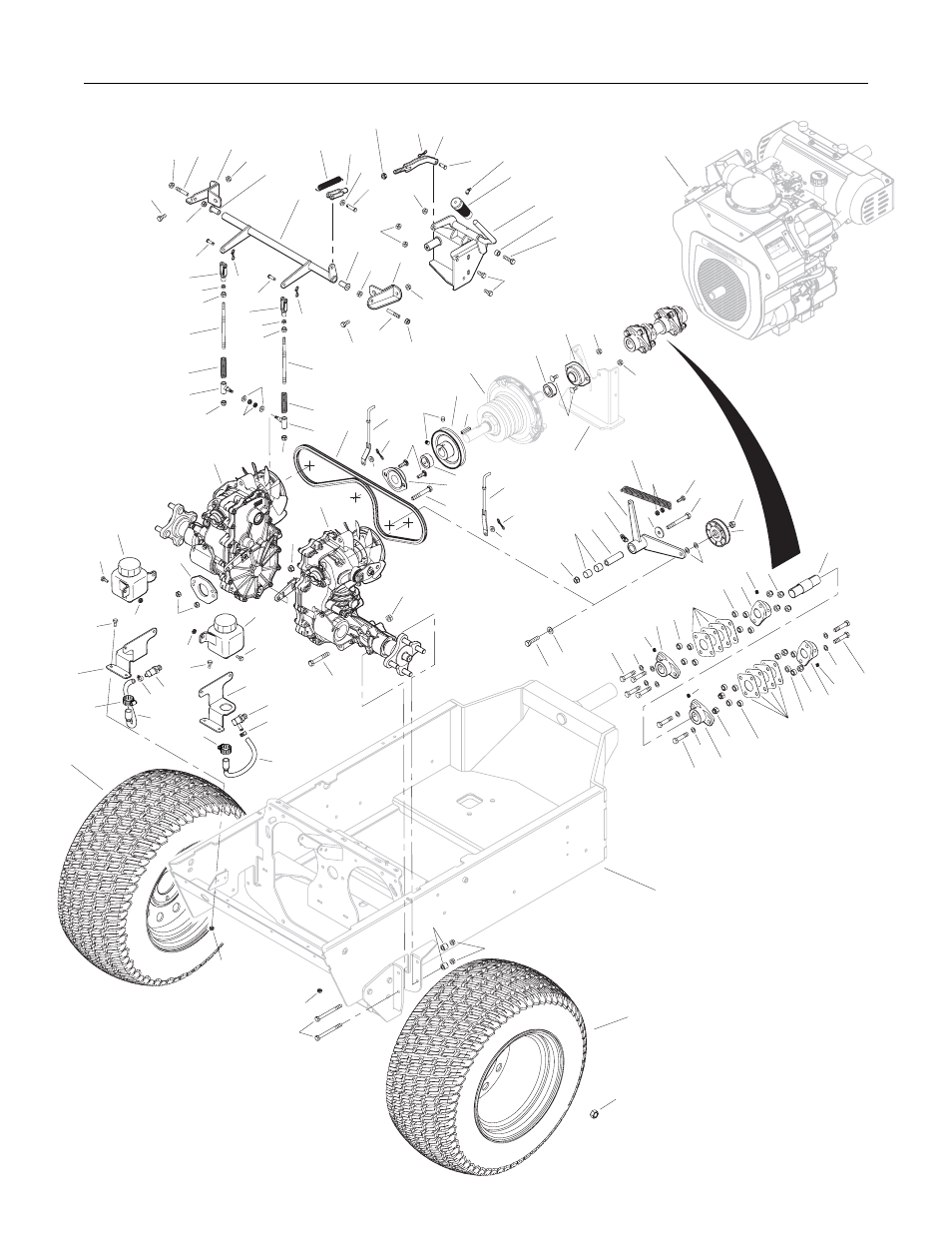 Hydrostatic ground drive assemblies | Walker MBSSD (27 HP) User Manual | Page 71 / 84