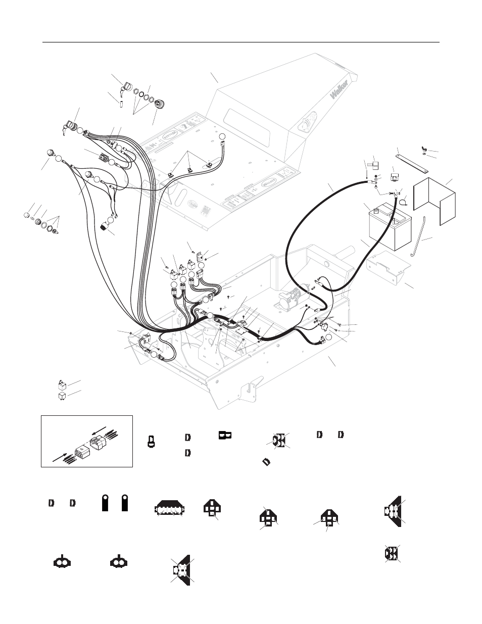 Electrical assembly | Walker MBSSD (27 HP) User Manual | Page 75 / 84