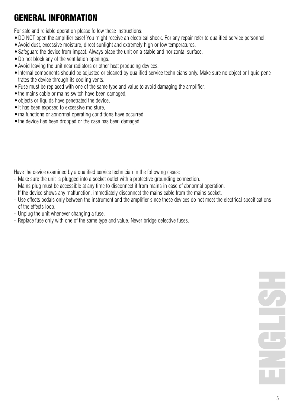 Ee nn gg ll iiss hh | Warwick Blue Cab 60.1 User Manual | Page 4 / 13