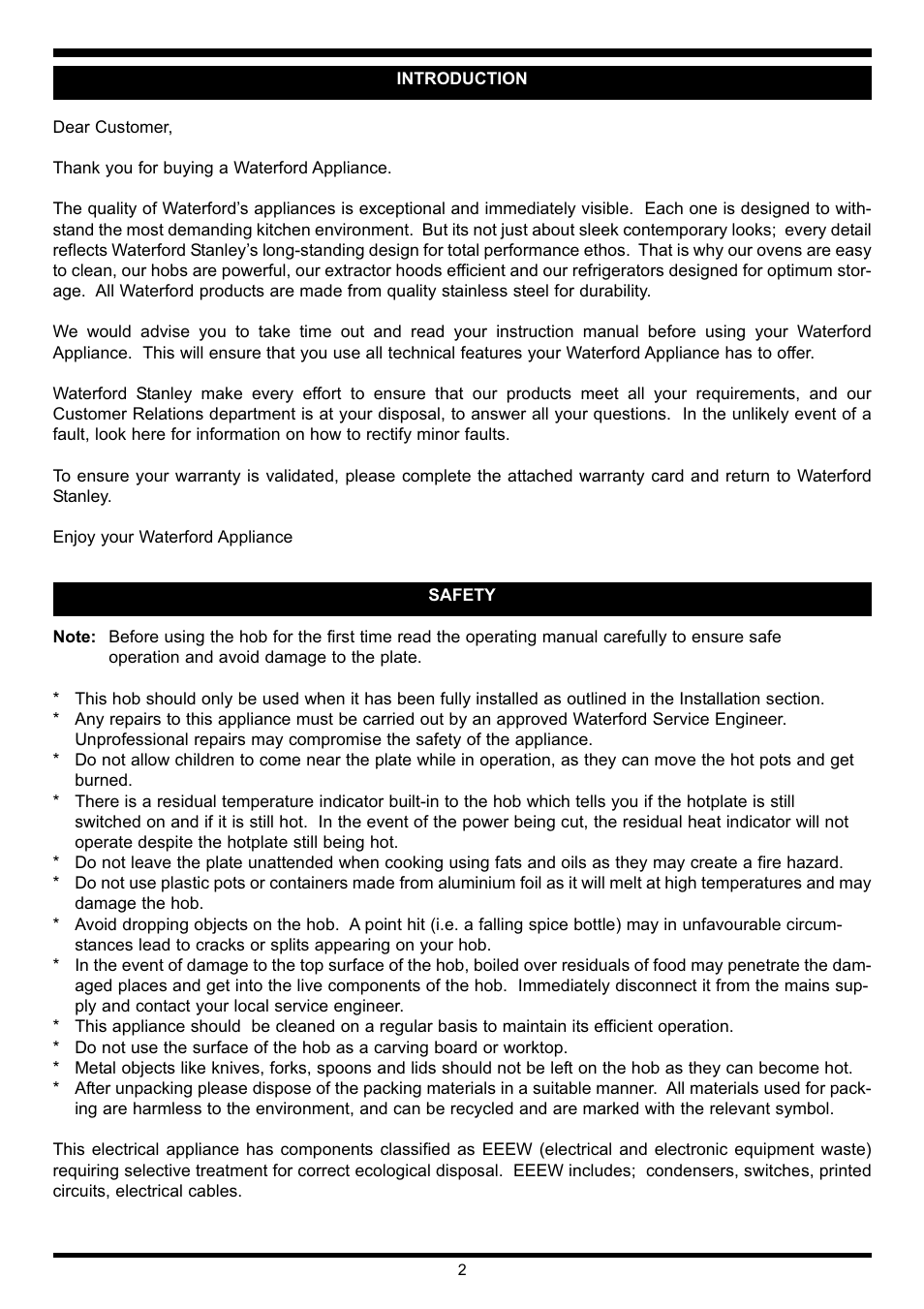 Waterford Precision Cycles Ceramic Hob User Manual | Page 3 / 11
