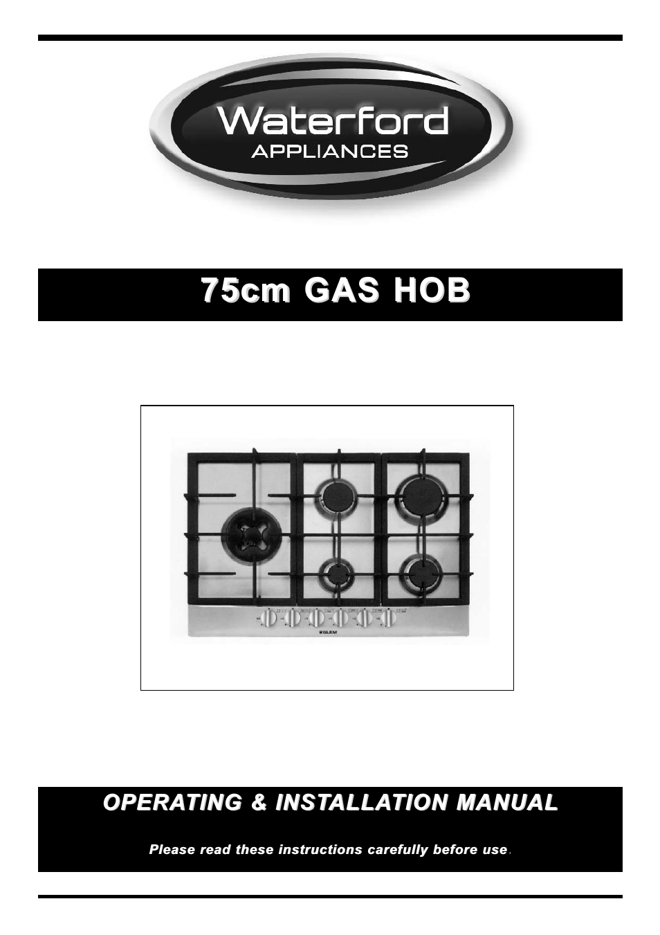 Waterford Precision Cycles Gas Hob User Manual | 11 pages