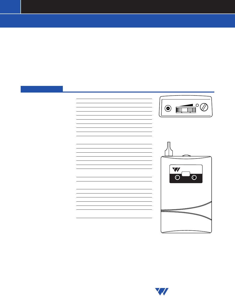 Williams Sound SoundPlus Infrared Receiver WIR RX12-4 User Manual | 2 pages