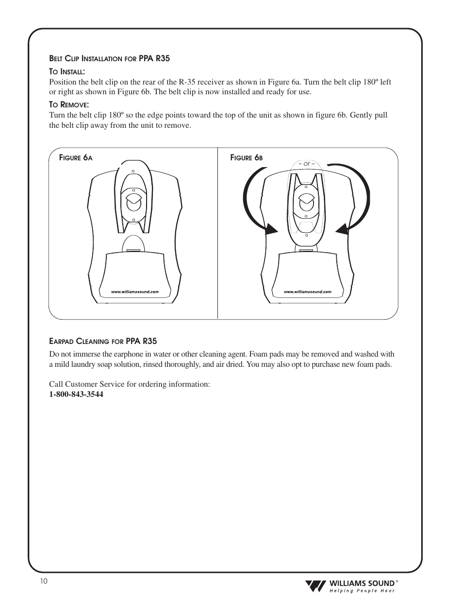 Williams Sound HEARING HELPER TGS PRO 720 User Manual | Page 10 / 20