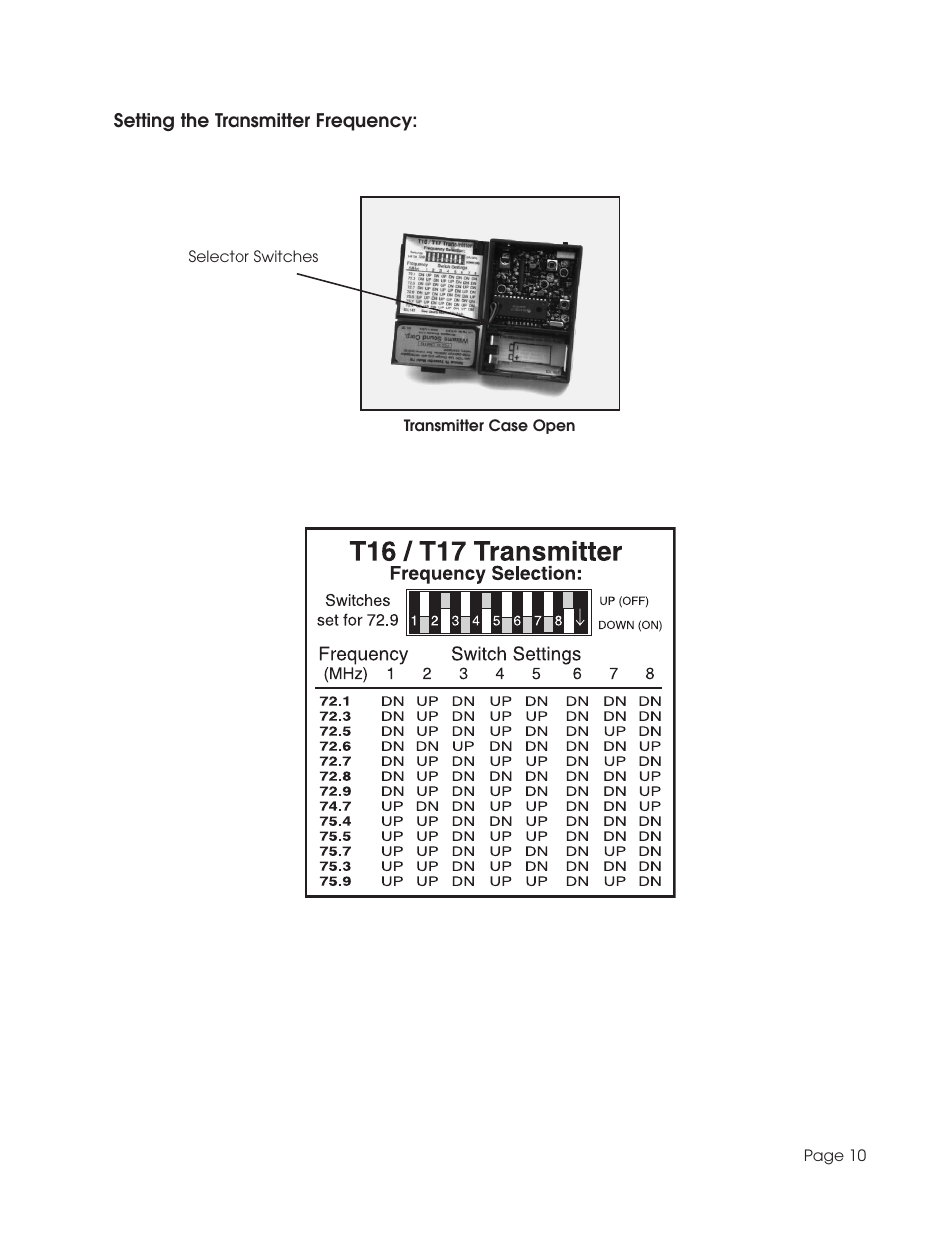 Williams Sound TGS SYS A User Manual | Page 10 / 16