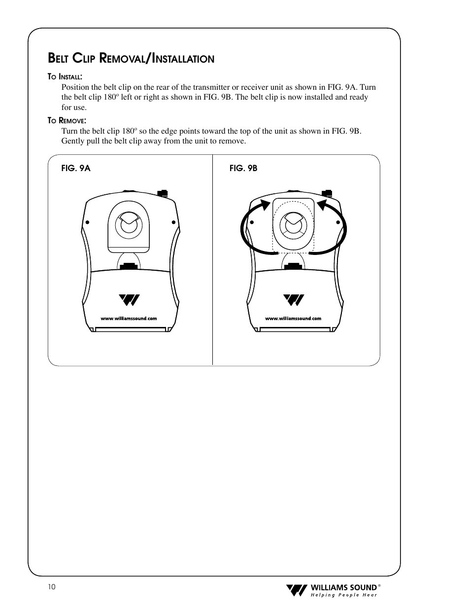 Williams Sound PPA T36 User Manual | Page 10 / 20