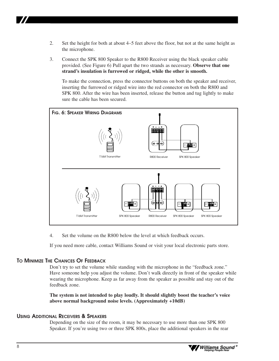 Williams Sound CFM 400 User Manual | Page 7 / 19