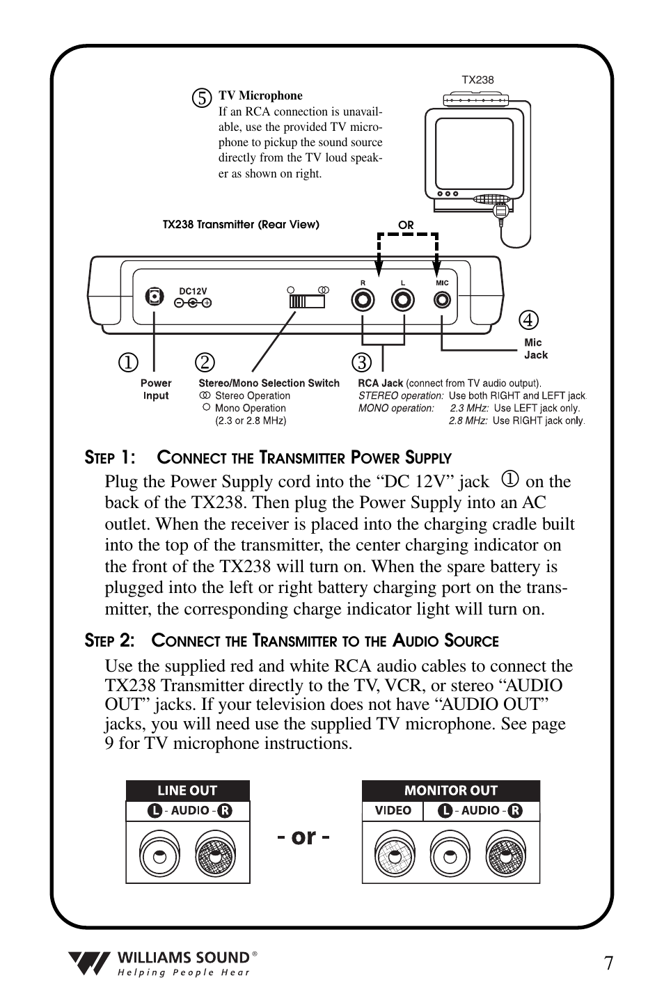 Williams Sound WIR 239 User Manual | Page 7 / 24