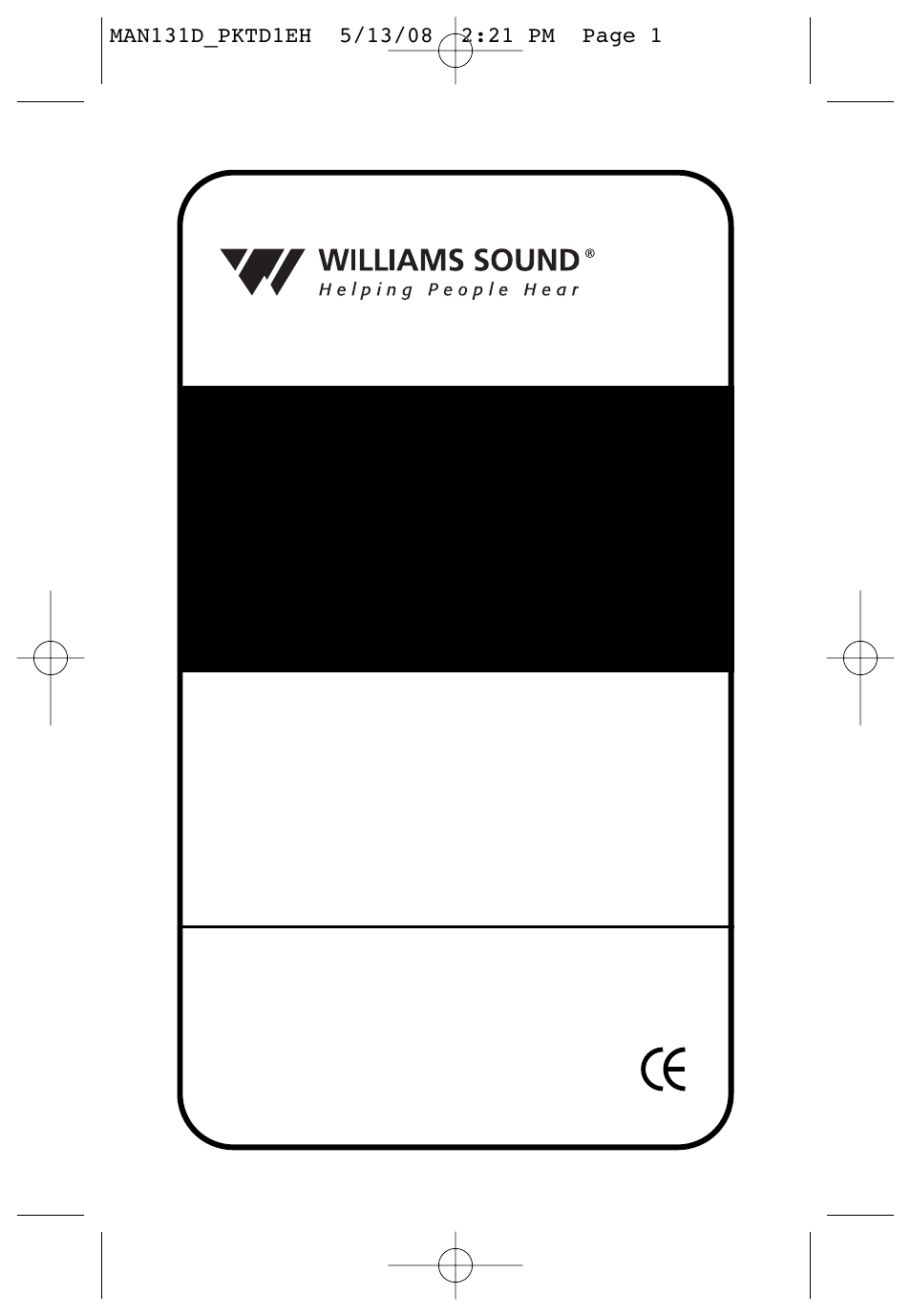 Williams Sound PKT D1 User Manual | 80 pages