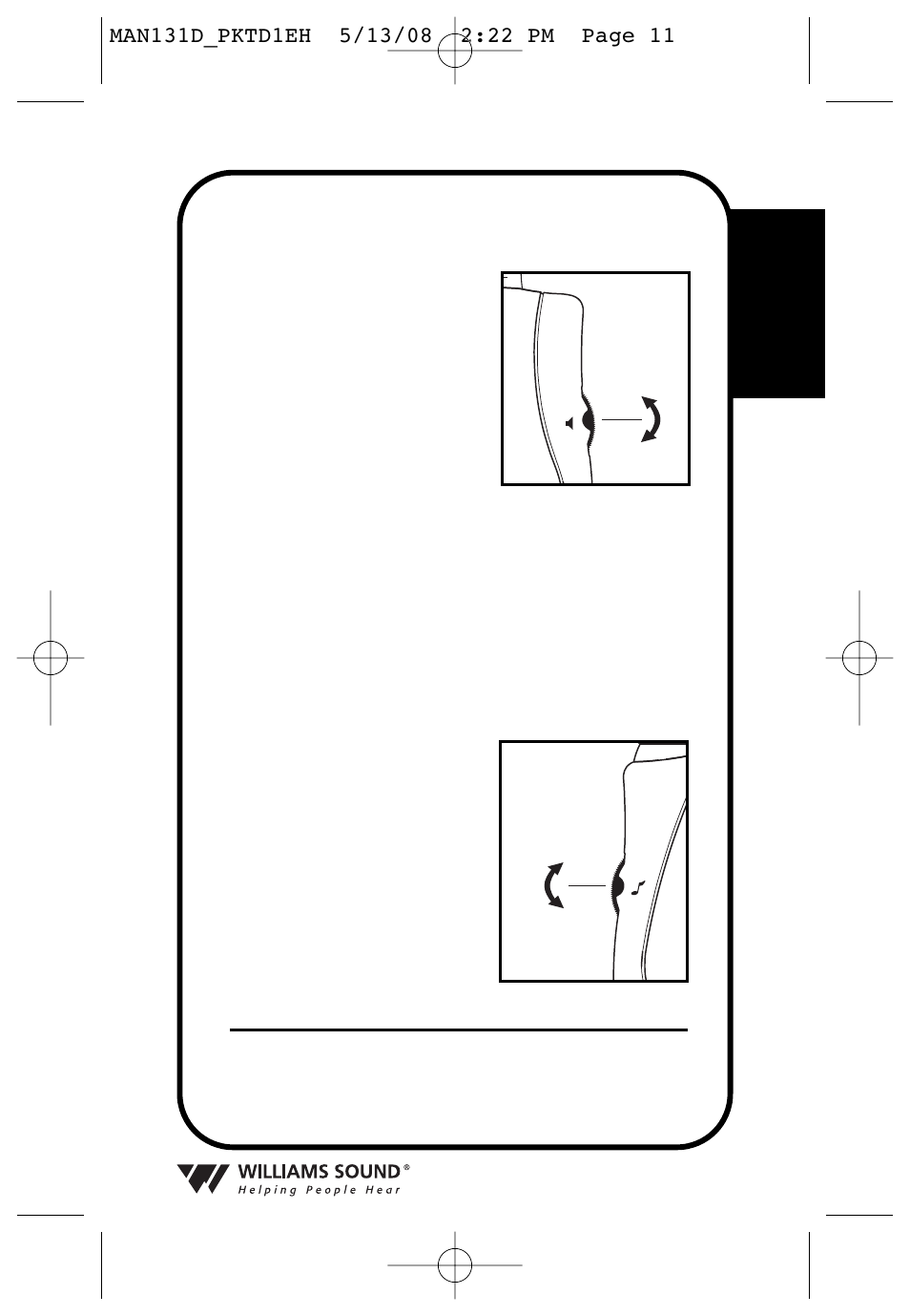 Turn on the pocketalker | Williams Sound PKT D1 User Manual | Page 11 / 80
