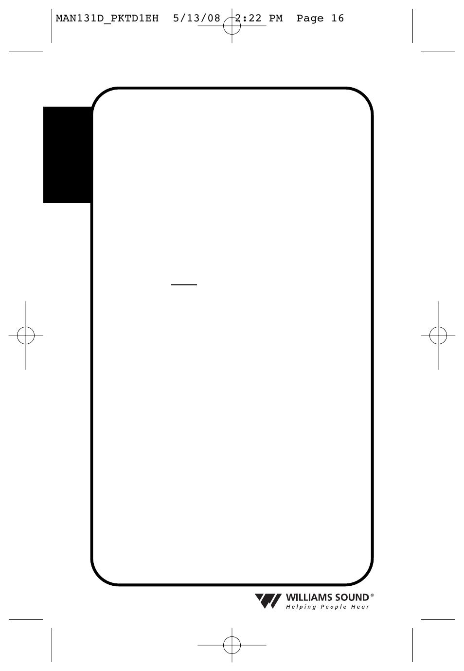 Williams Sound PKT D1 User Manual | Page 16 / 80