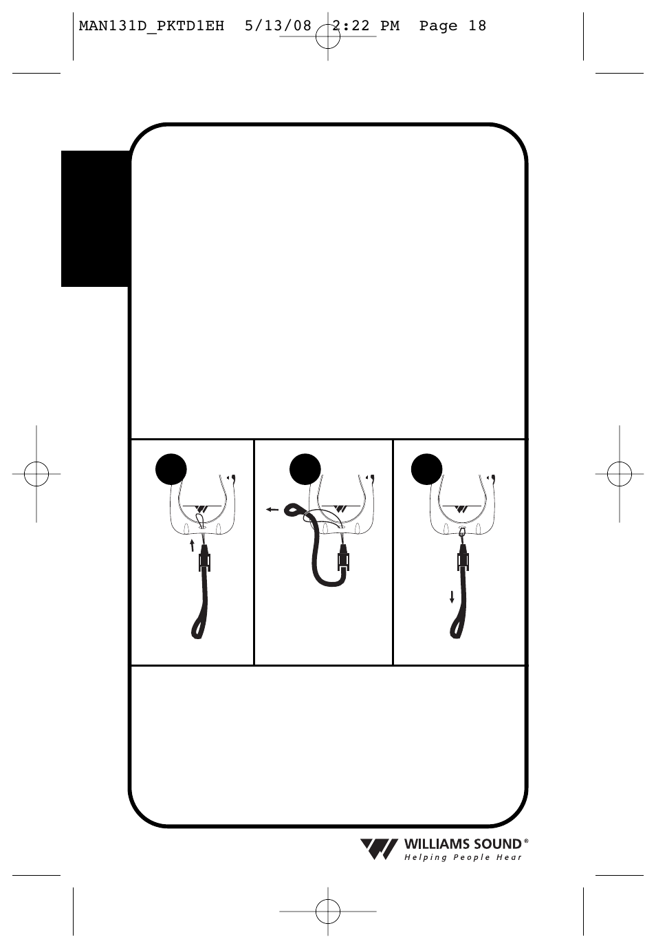 Rcs 003), Sing the, Anyard | Williams Sound PKT D1 User Manual | Page 18 / 80