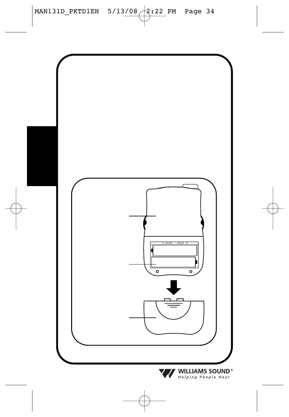 Cómo comenzar | Williams Sound PKT D1 User Manual | Page 34 / 80