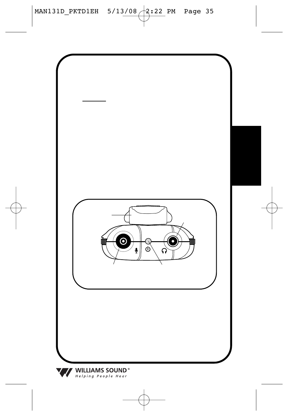 Williams Sound PKT D1 User Manual | Page 35 / 80