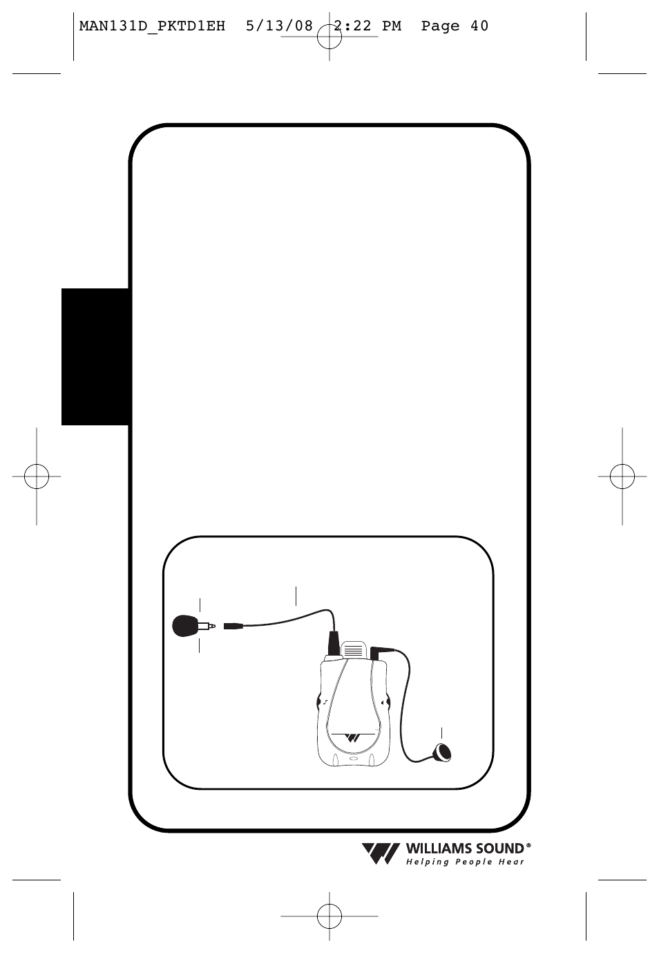 Cómo escuchar la televisión, Ultra. cómo utilizar el pocketalker | Williams Sound PKT D1 User Manual | Page 40 / 80