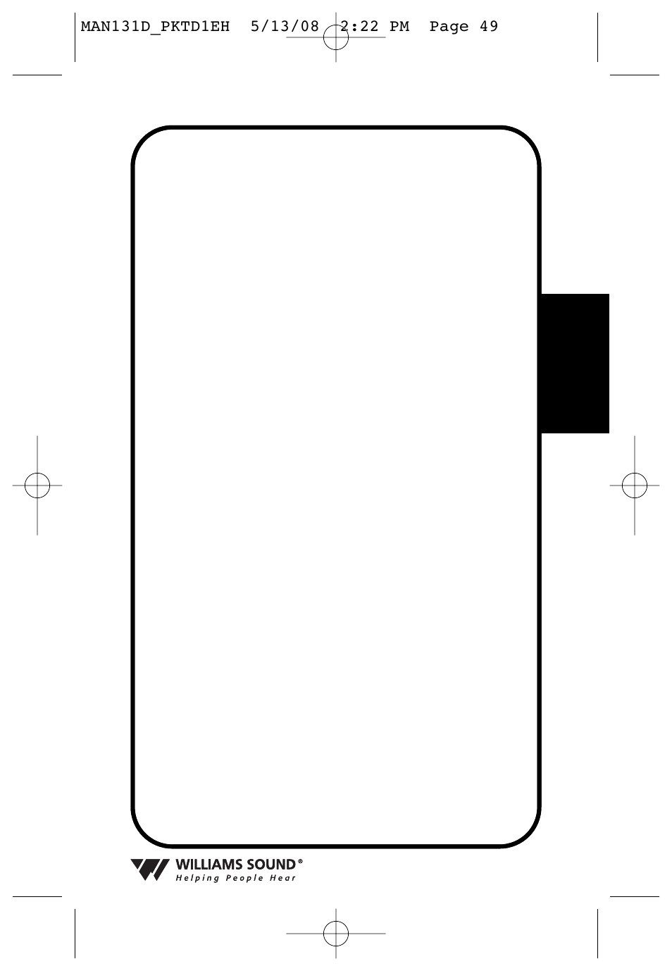Sp añol | Williams Sound PKT D1 User Manual | Page 49 / 80