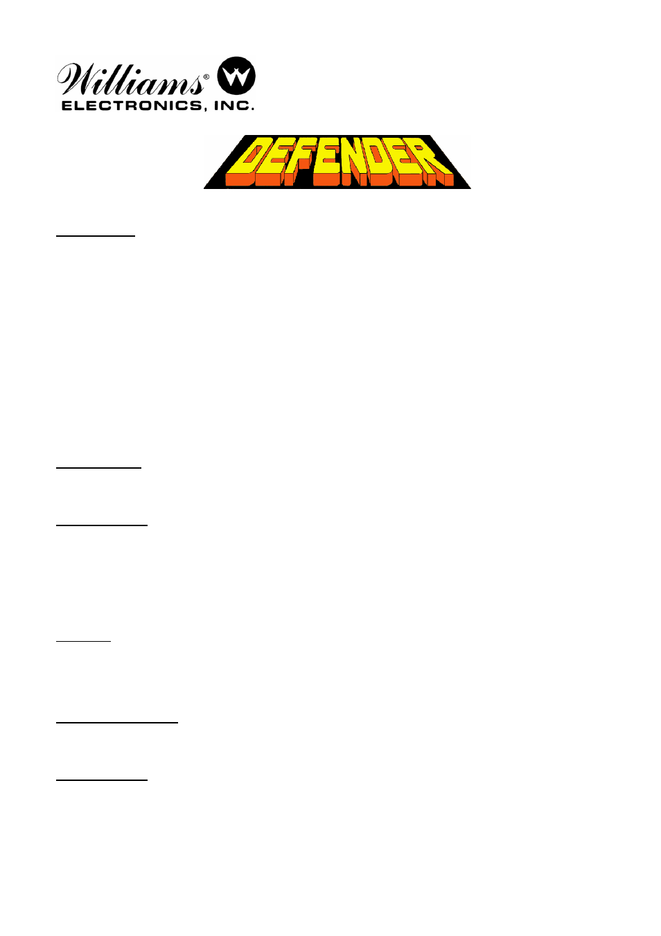 Williams Sound Defender 16P-3001-103 R-T User Manual | 7 pages