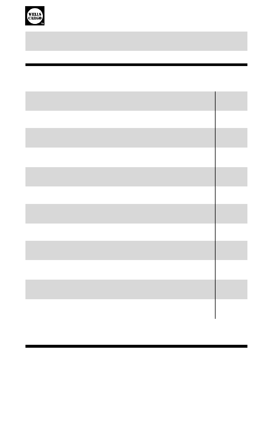 Wells cargo, Before your 1, Trip - check list | Wells Fargo Automobile Accessories User Manual | Page 12 / 28