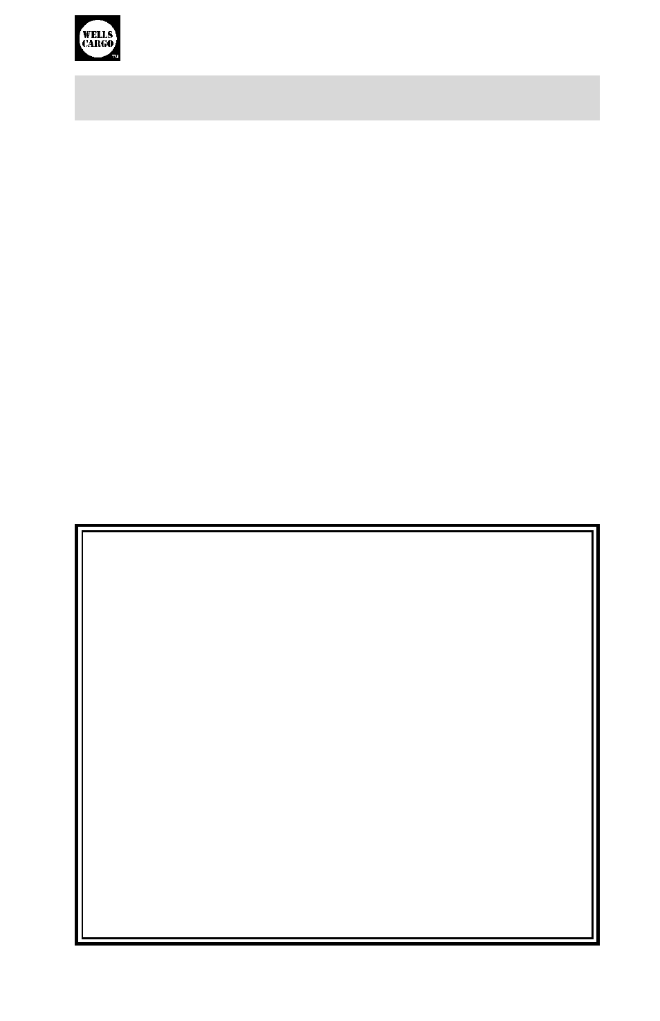 Wells Fargo Automobile Accessories User Manual | Page 3 / 28