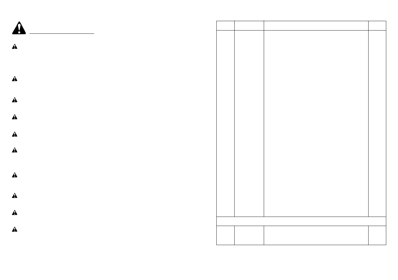 Continued) | Worksaver SDM40-60 User Manual | Page 35 / 40