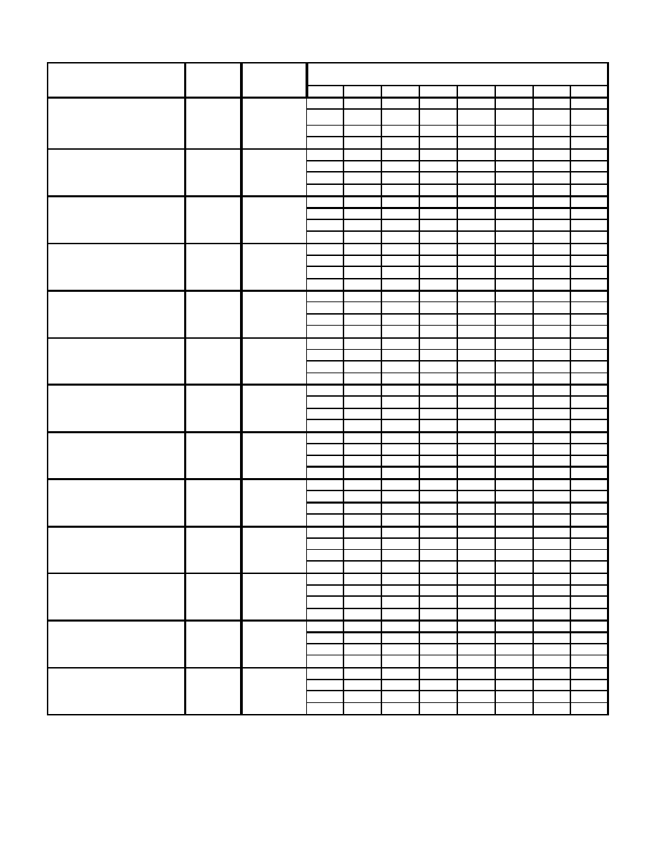 Spreading chart for seed | Worksaver CS-694 User Manual | Page 7 / 12